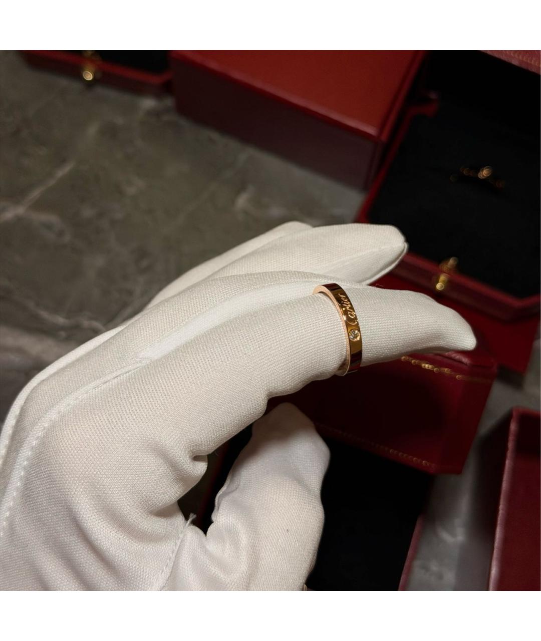 CARTIER Золотое кольцо из розового золота, фото 4