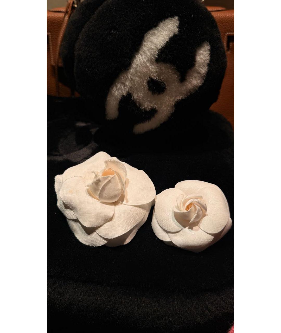 CHANEL Белая булавка / брошь, фото 8