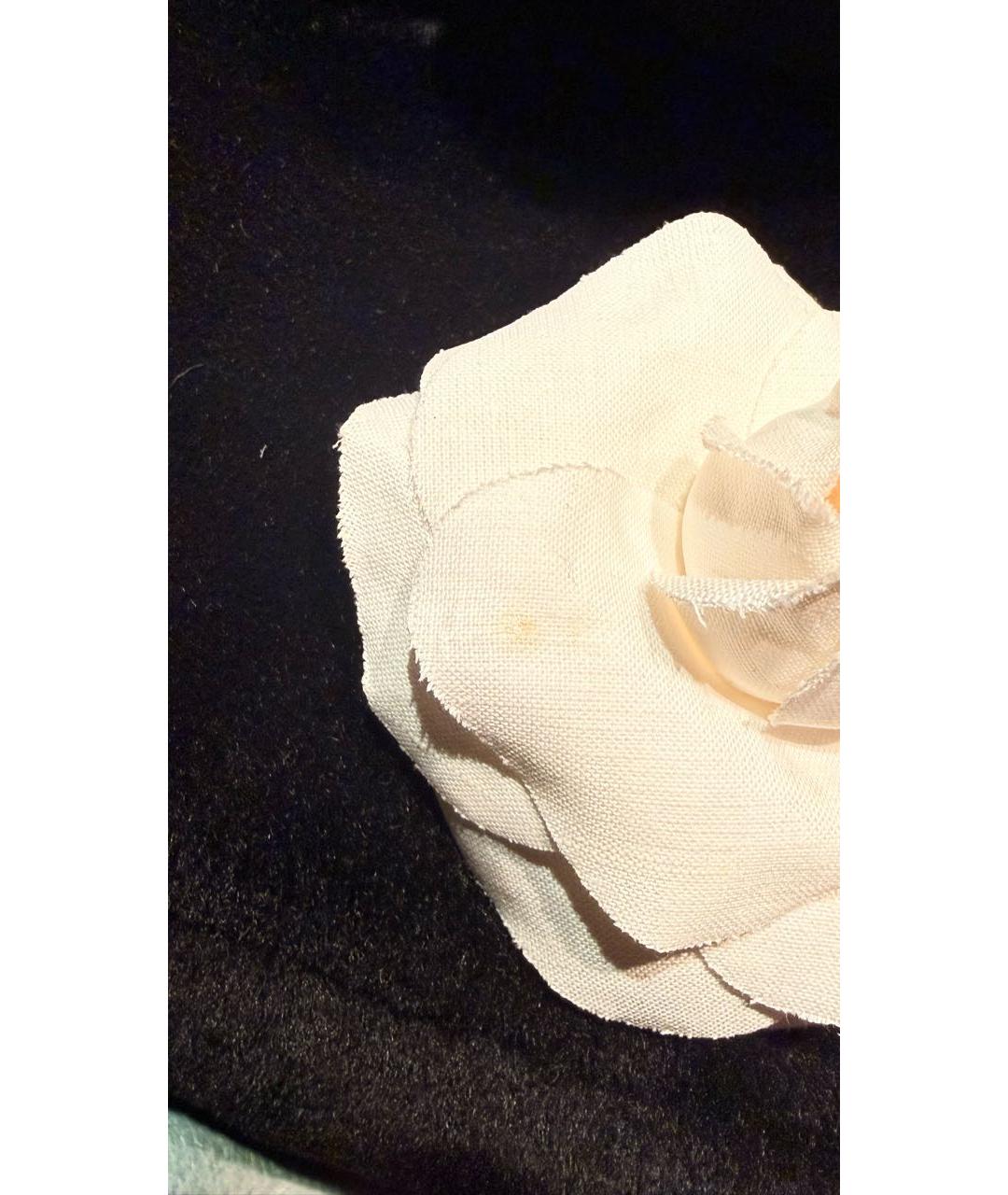 CHANEL Белая булавка / брошь, фото 7