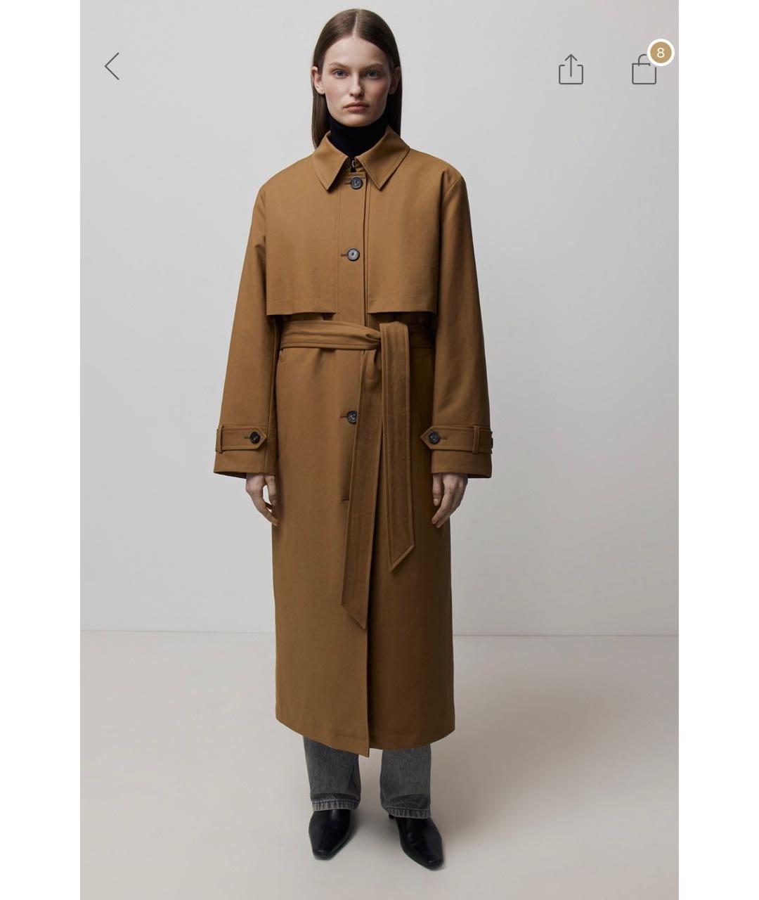 12 STOREEZ Бежевая хлопковая куртка, фото 5