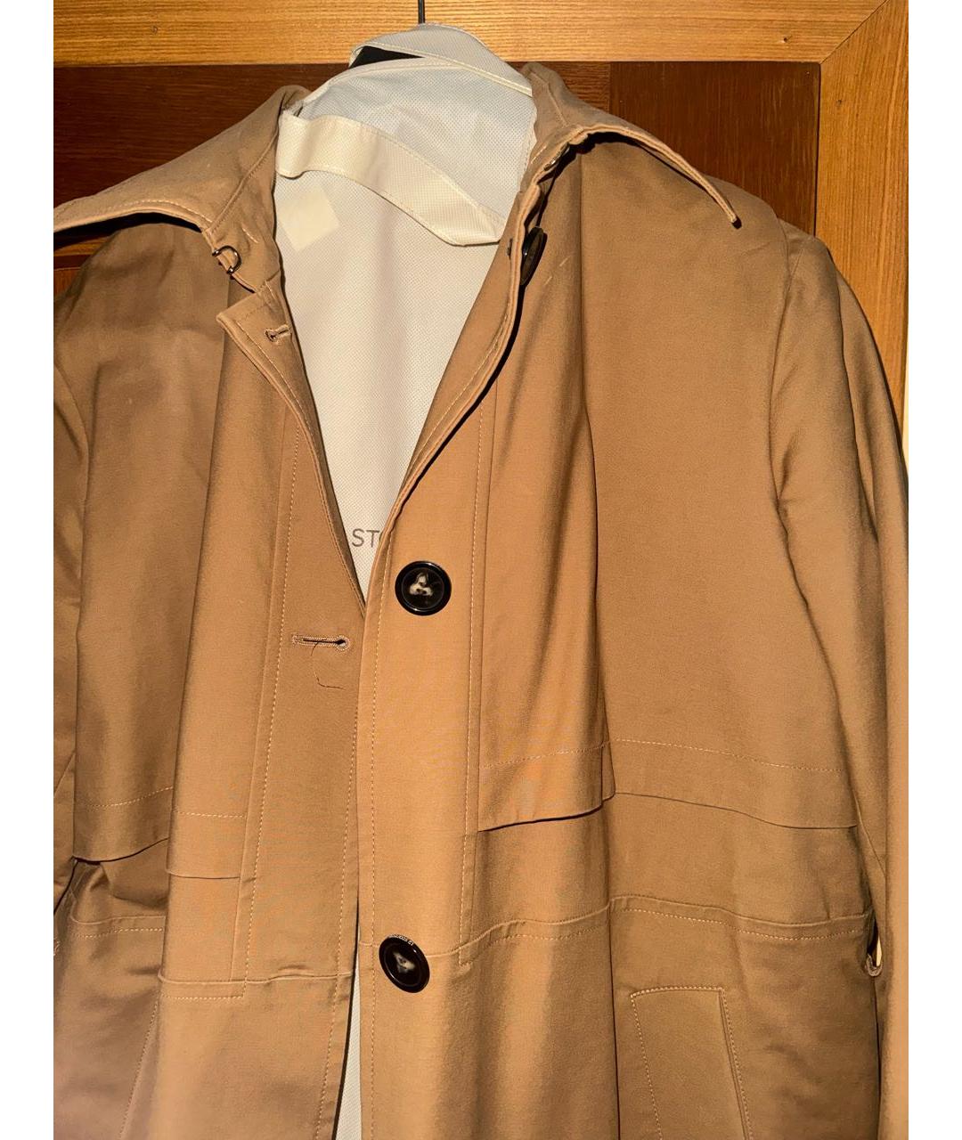 12 STOREEZ Бежевая хлопковая куртка, фото 3