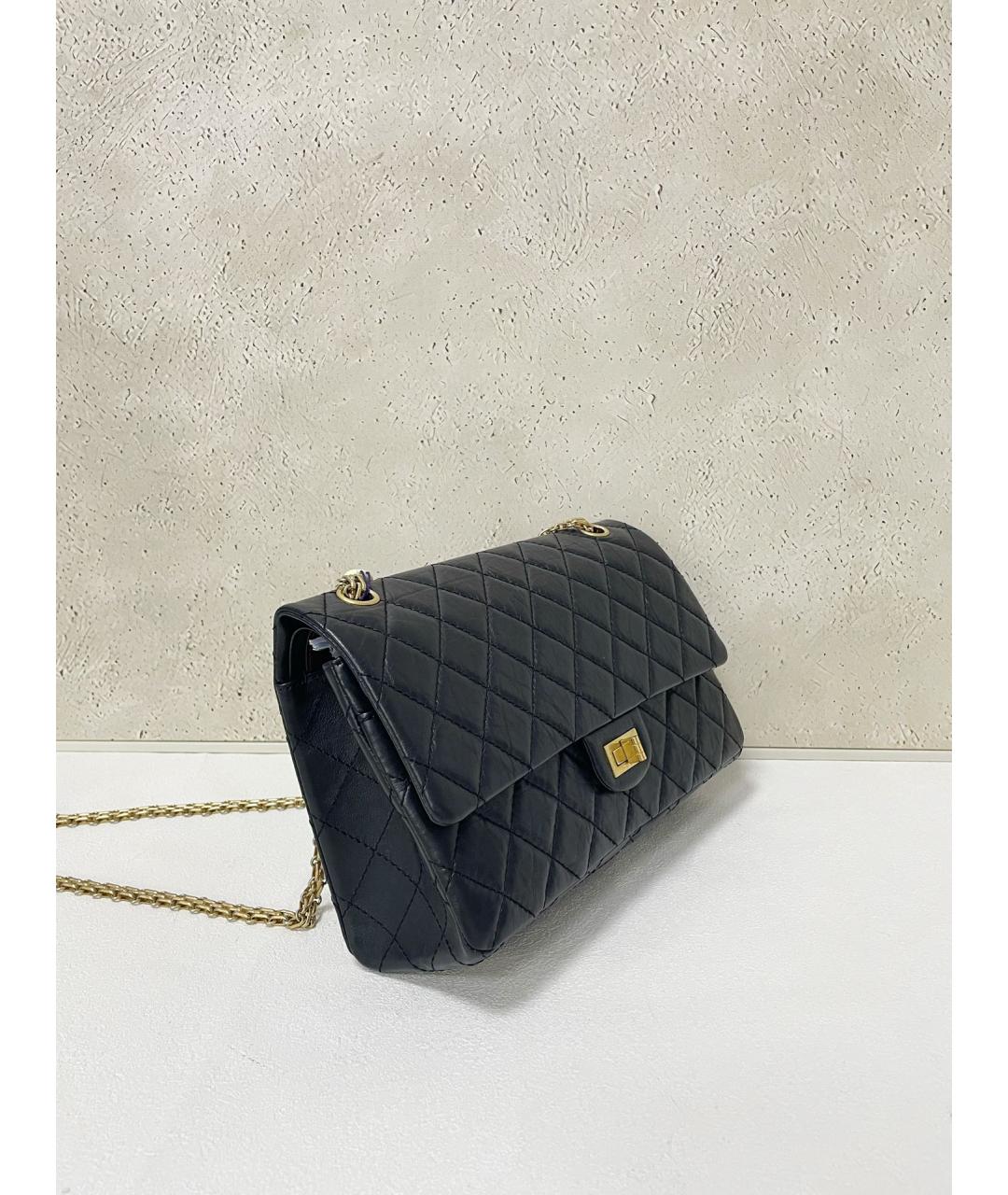 CHANEL Черная кожаная сумка через плечо, фото 2