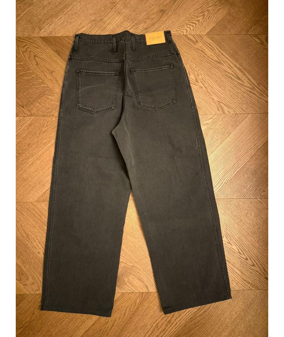 LOUIS VUITTON Черные прямые джинсы, фото 2