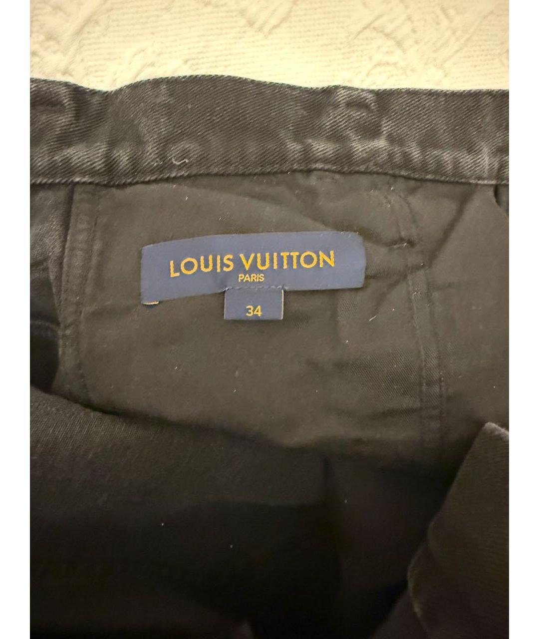 LOUIS VUITTON Черные прямые джинсы, фото 3