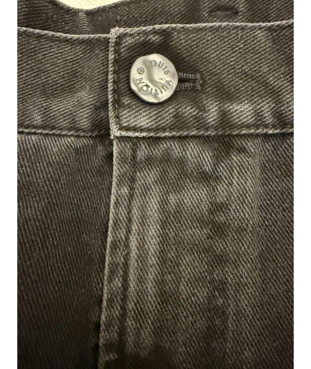 LOUIS VUITTON Черные прямые джинсы, фото 5