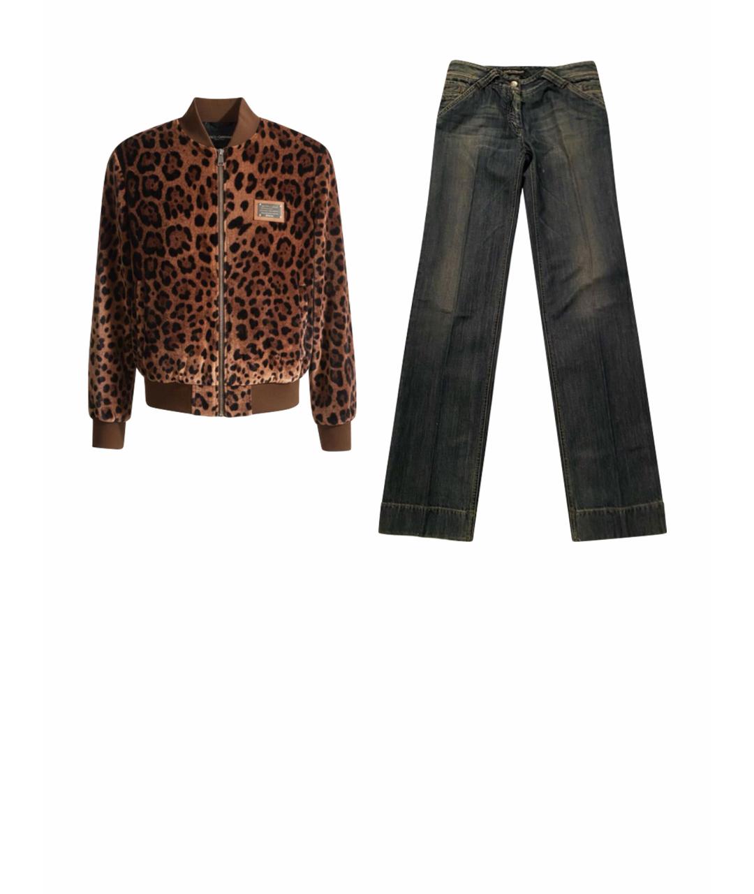 DOLCE&GABBANA Коричневый костюм с брюками, фото 1