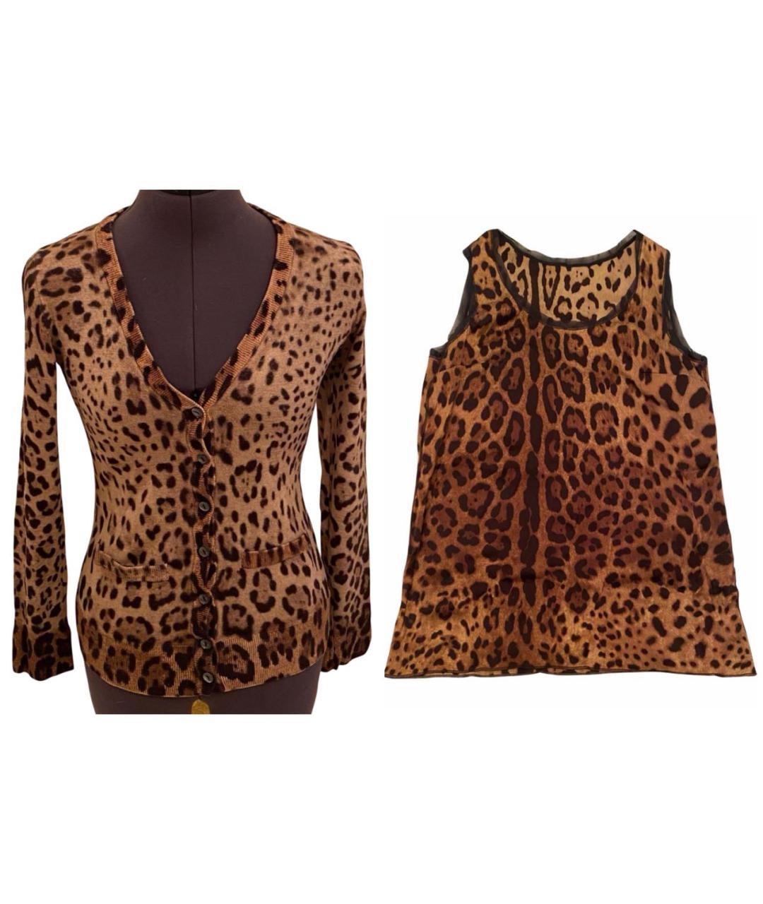 DOLCE&GABBANA Коричневый кардиган, фото 9