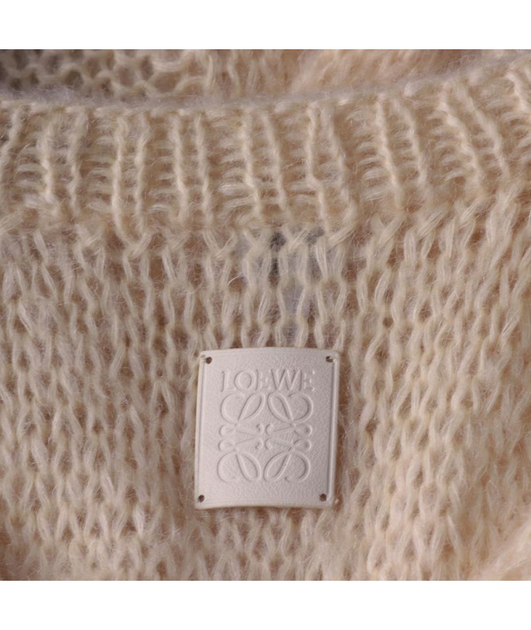 LOEWE Желтый шерстяной джемпер / свитер, фото 7