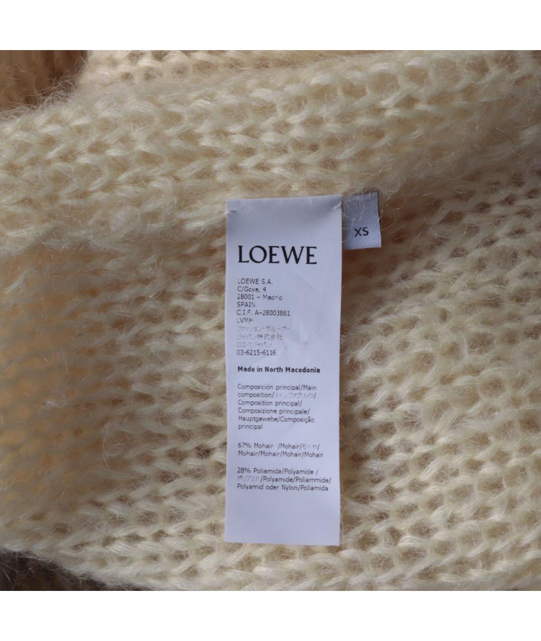 LOEWE Желтый шерстяной джемпер / свитер, фото 8