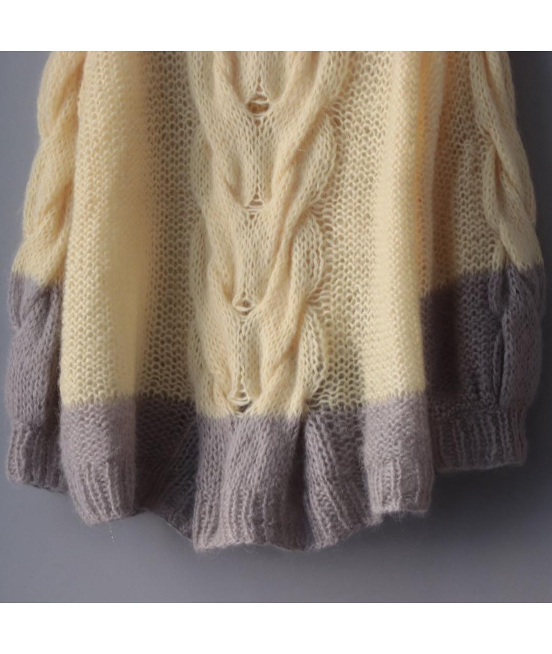 LOEWE Желтый шерстяной джемпер / свитер, фото 5