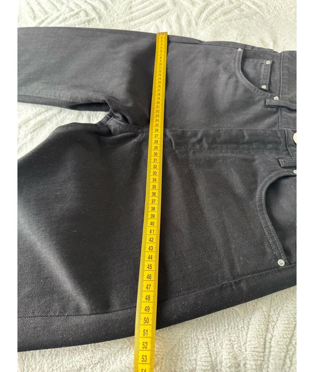 TOTEME Черные хлопковые прямые джинсы, фото 7