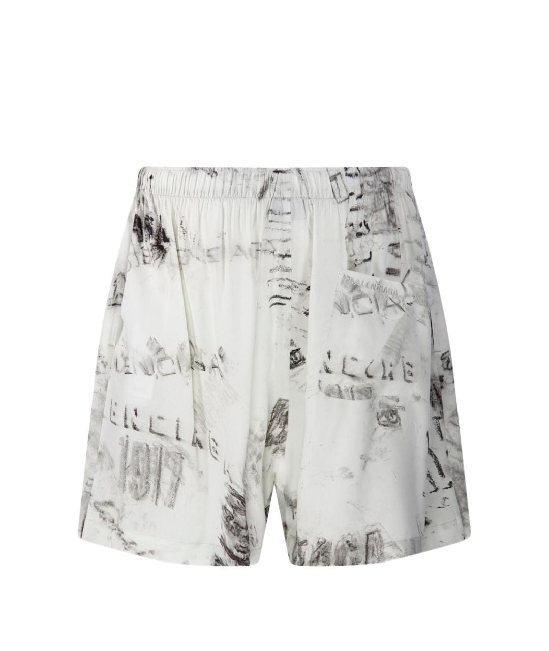 BALENCIAGA Мульти вискозные шорты, фото 2