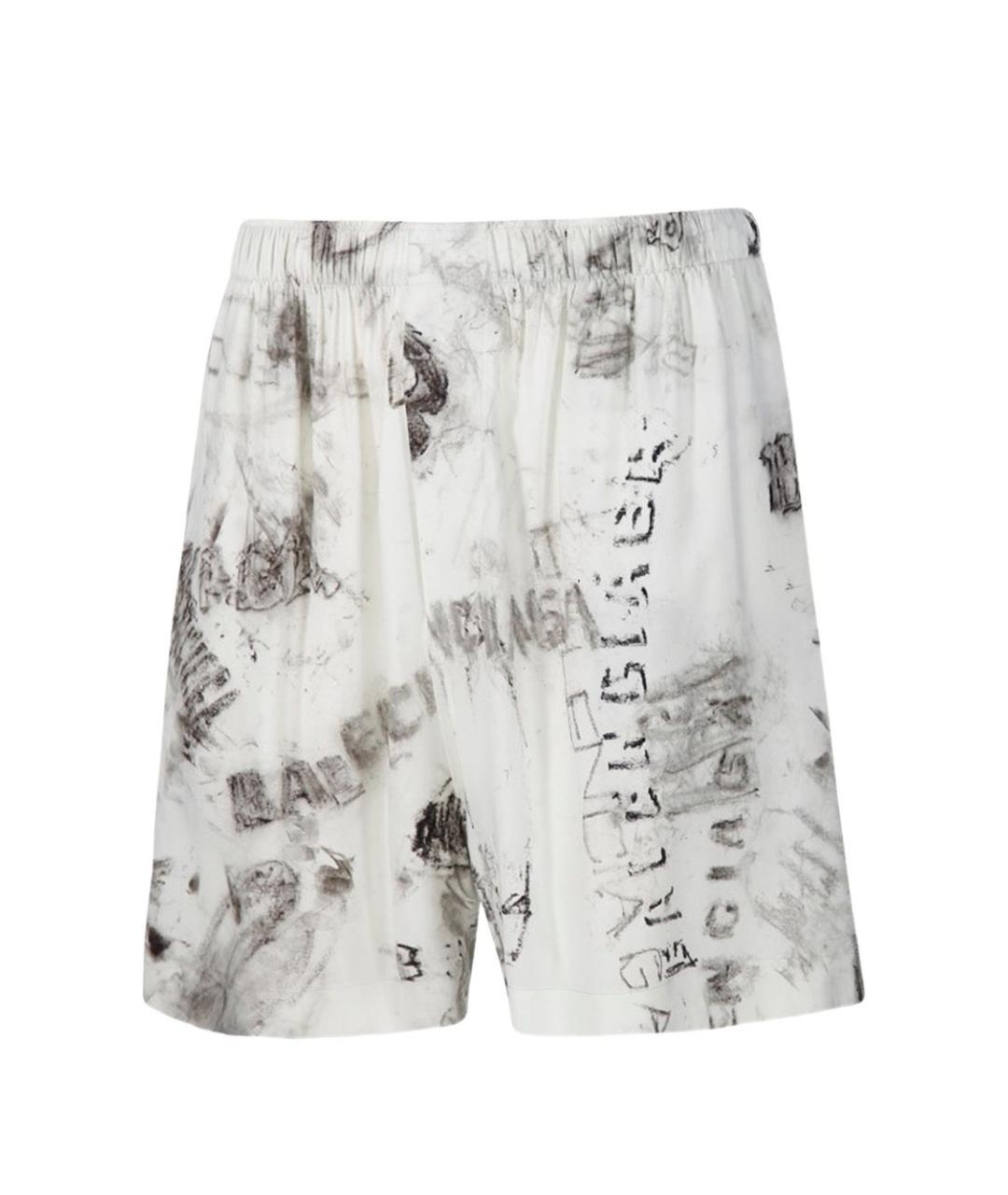 BALENCIAGA Мульти вискозные шорты, фото 3