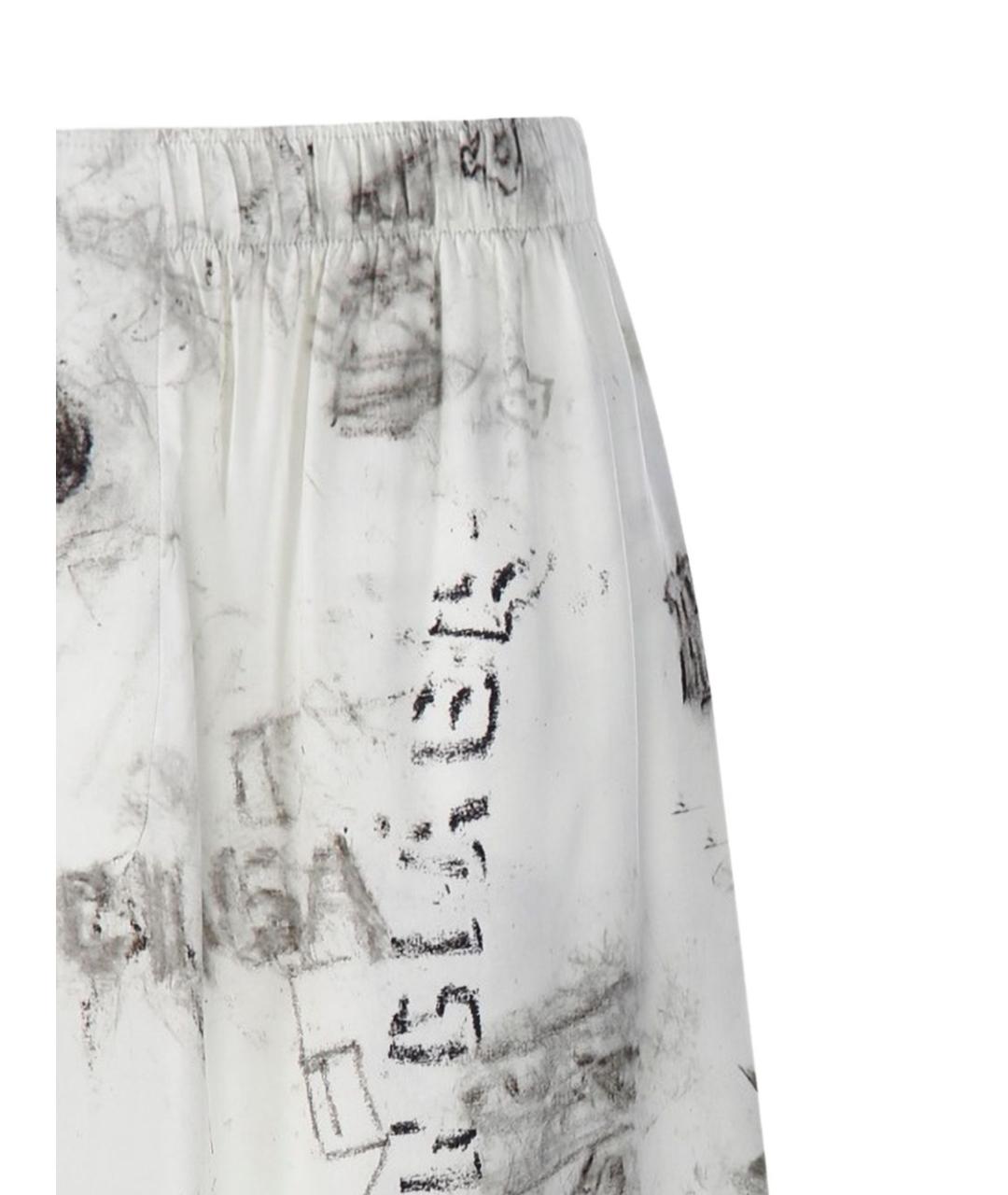 BALENCIAGA Мульти вискозные шорты, фото 4