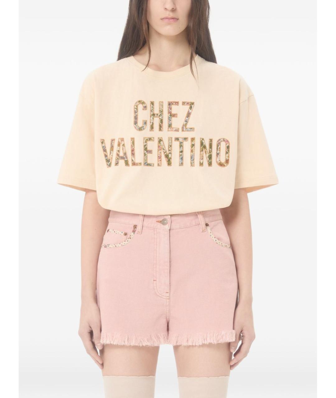 VALENTINO Хлопковая футболка, фото 4