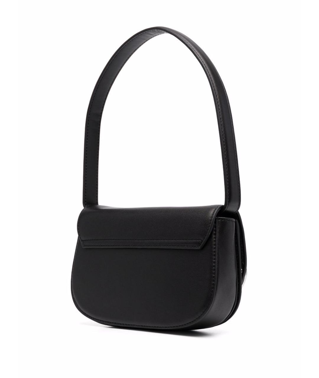 DIESEL Черная сумка через плечо из искусственной кожи, фото 3