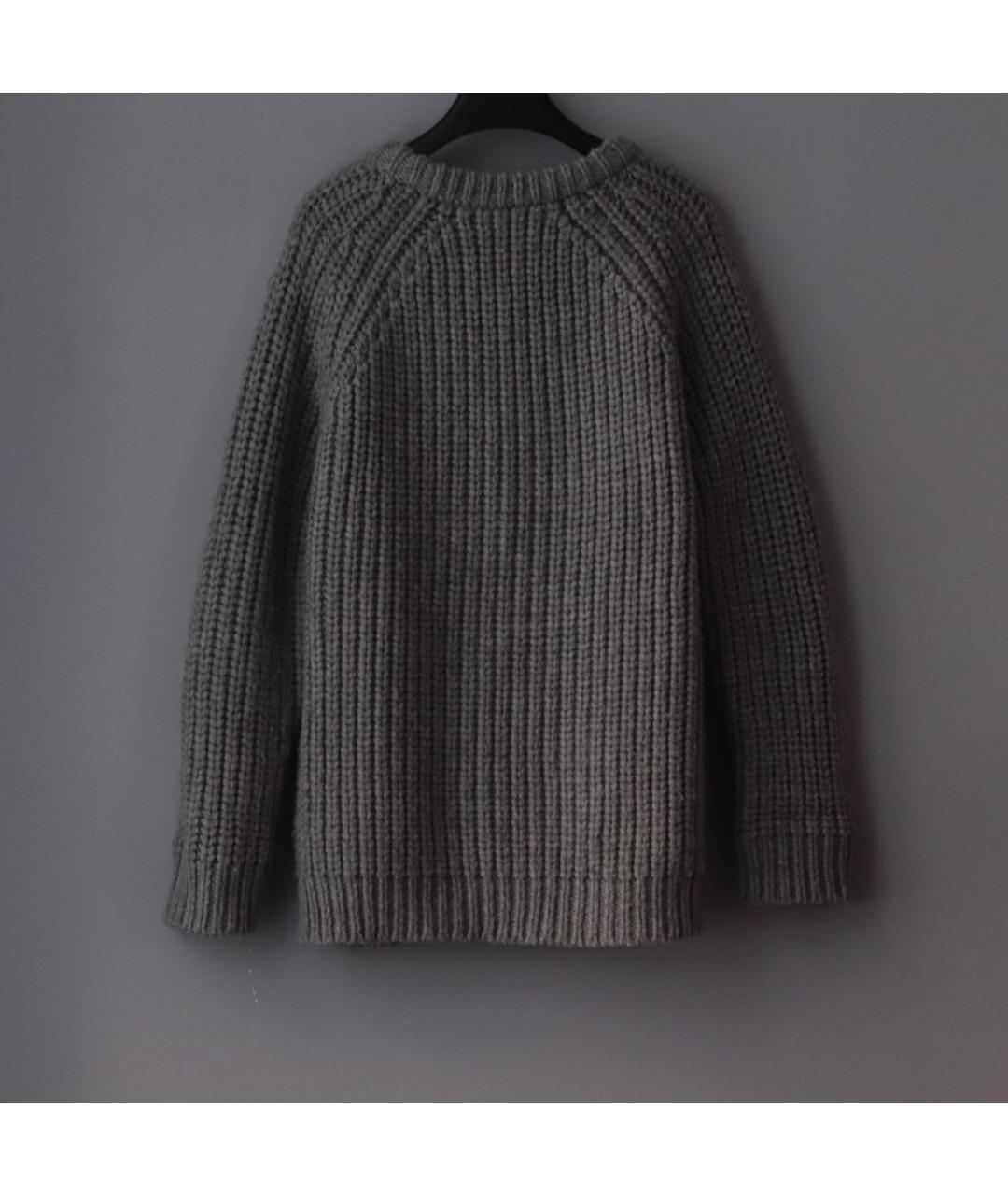 RAG & BONE Серый шерстяной джемпер / свитер, фото 3