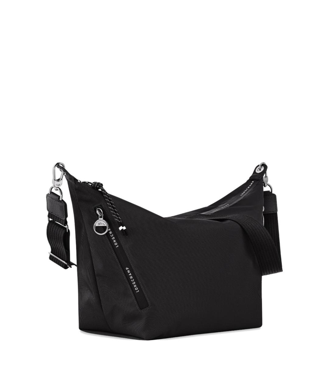 LONGCHAMP Черная синтетическая сумка через плечо, фото 4