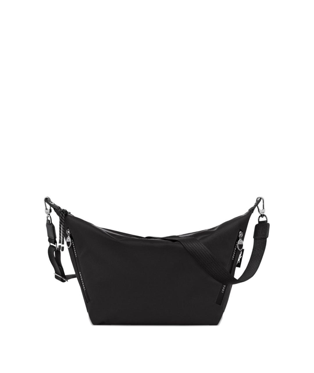 LONGCHAMP Черная синтетическая сумка через плечо, фото 1