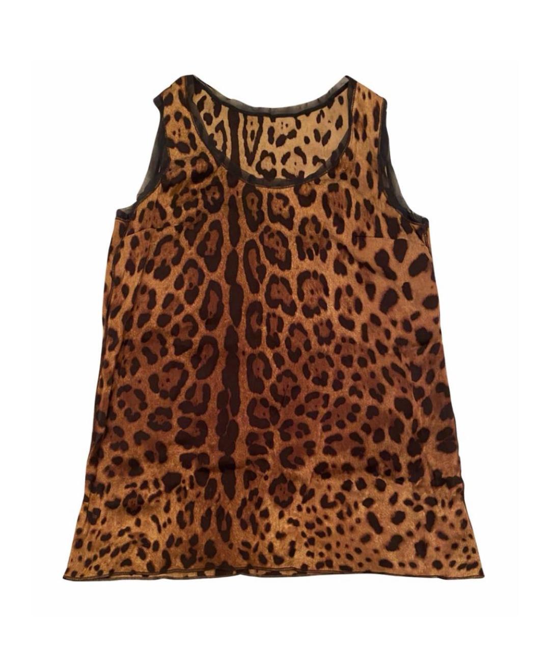 DOLCE&GABBANA Коричневый костюм с юбками, фото 2