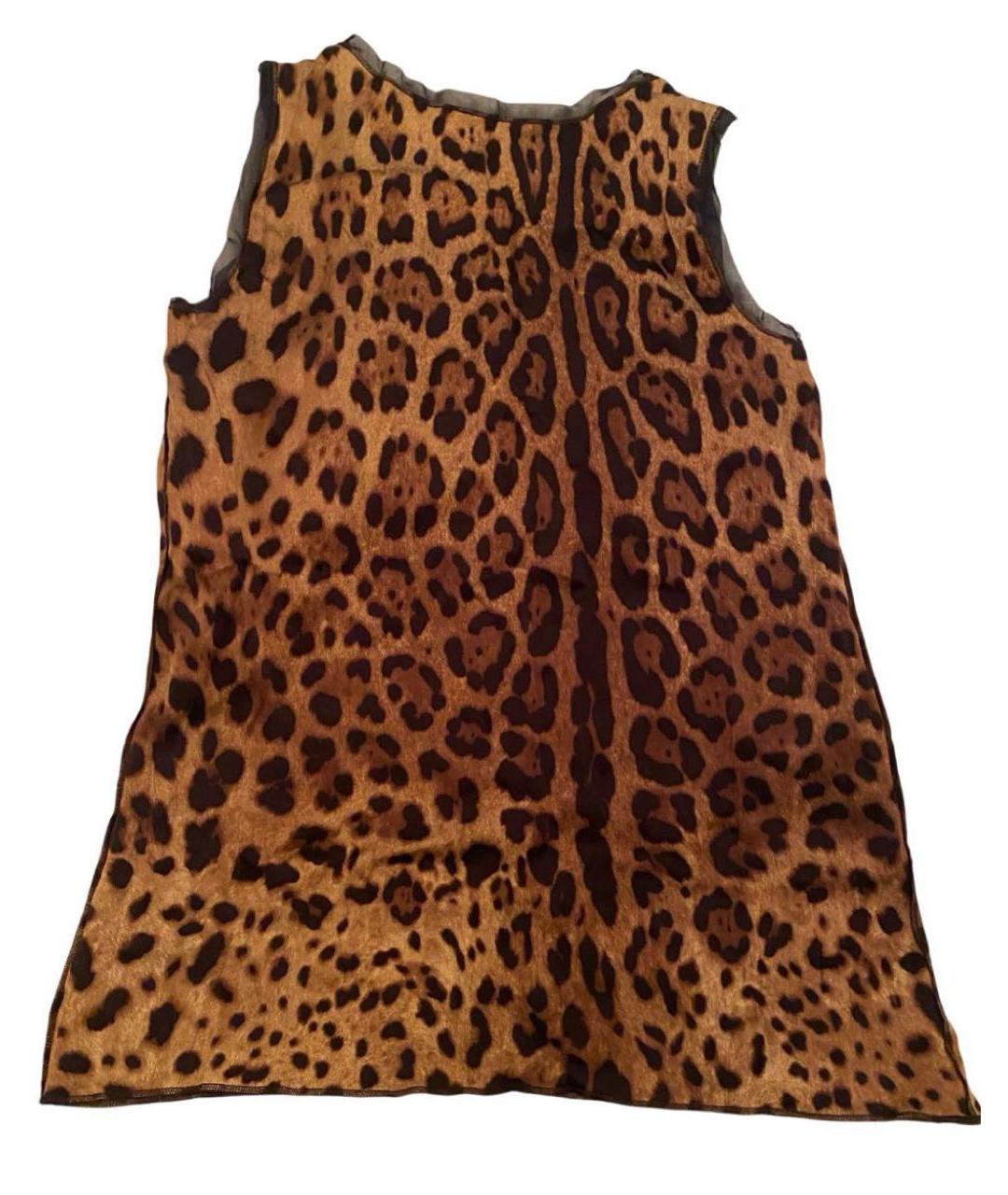 DOLCE&GABBANA Коричневый костюм с юбками, фото 3