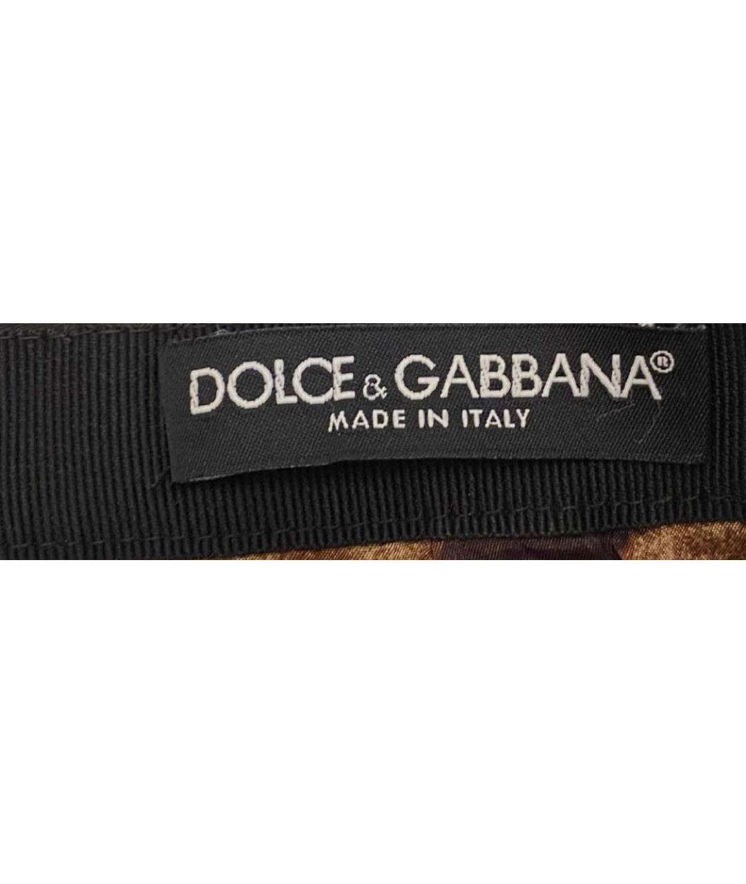 DOLCE&GABBANA Коричневый костюм с юбками, фото 8