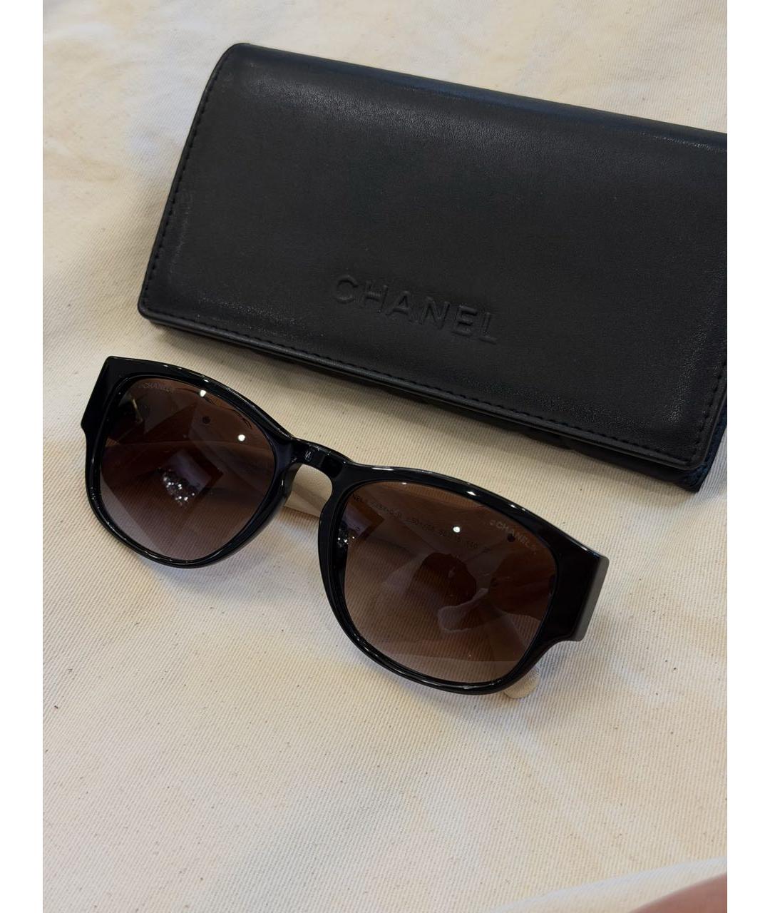 CHANEL Мульти пластиковые солнцезащитные очки, фото 5