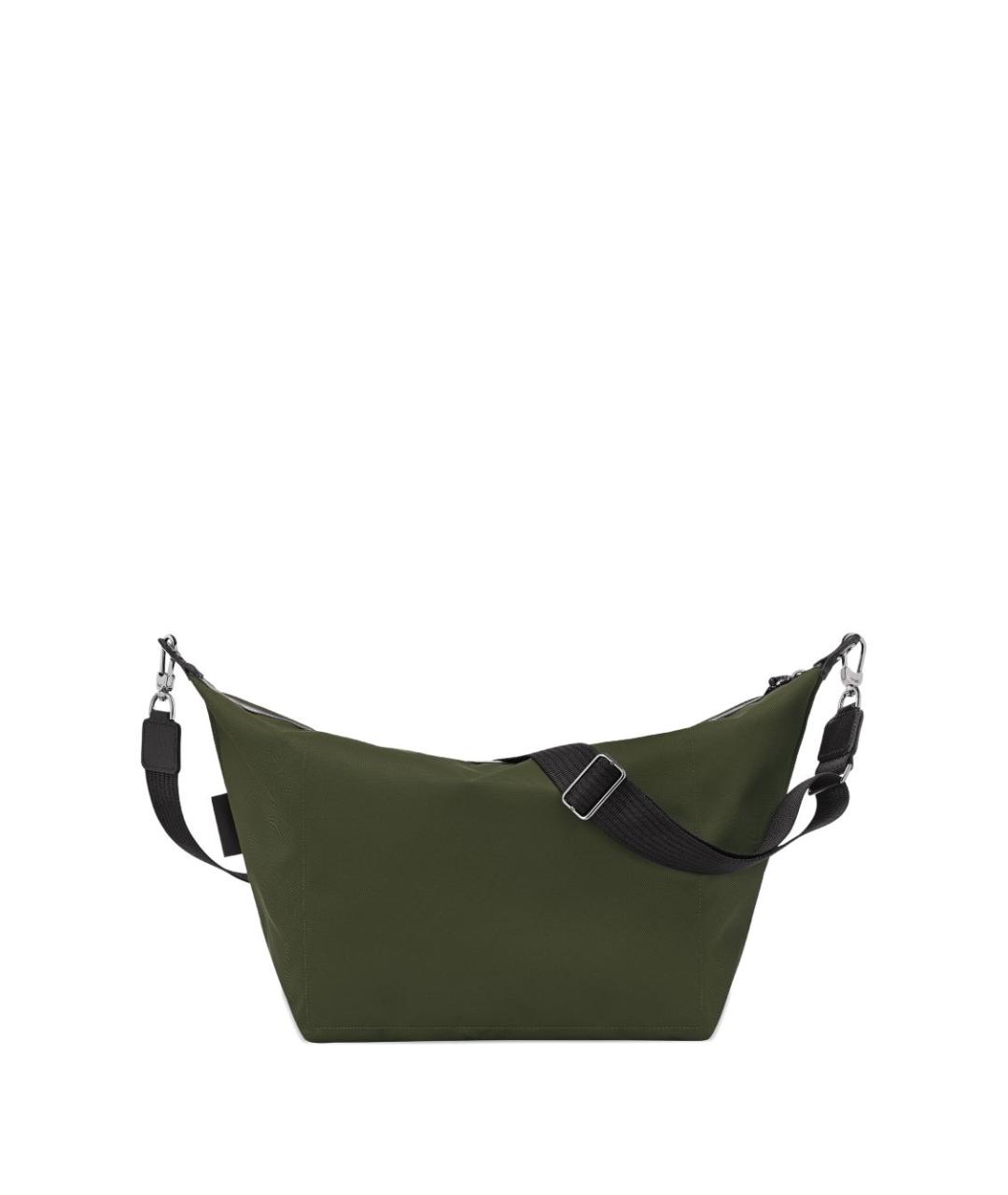 LONGCHAMP Зеленая синтетическая сумка через плечо, фото 4