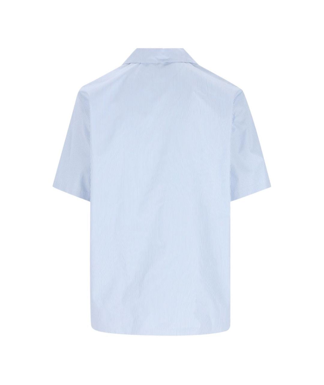 GUCCI Голубая хлопковая кэжуал рубашка, фото 2