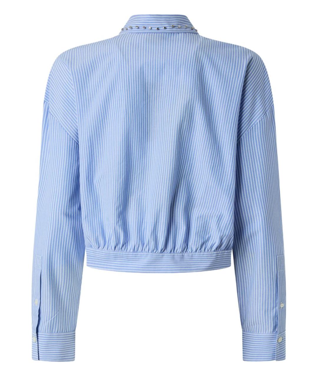 PINKO Голубая хлопковая рубашка, фото 2