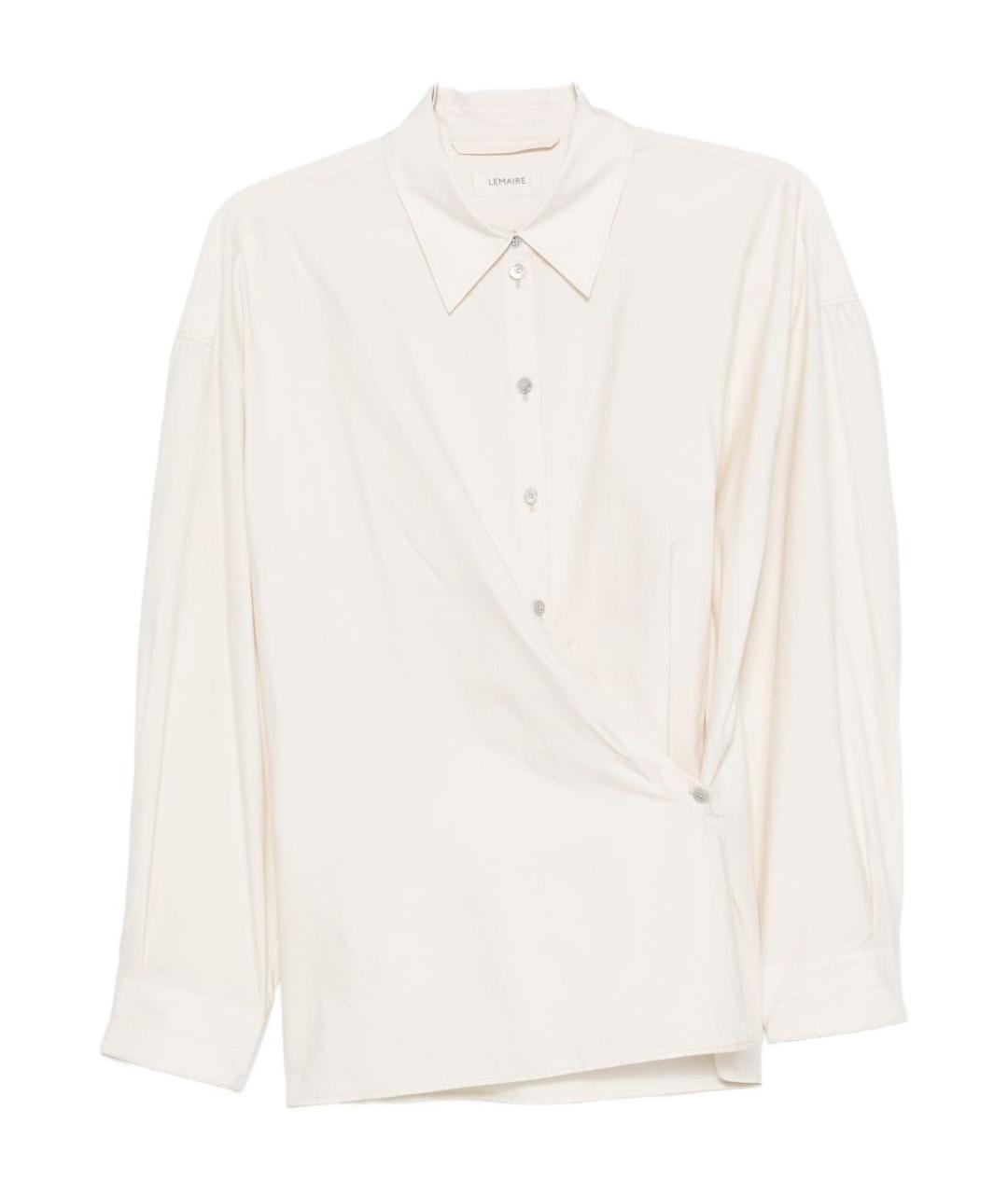 LEMAIRE Белая хлопковая рубашка, фото 1