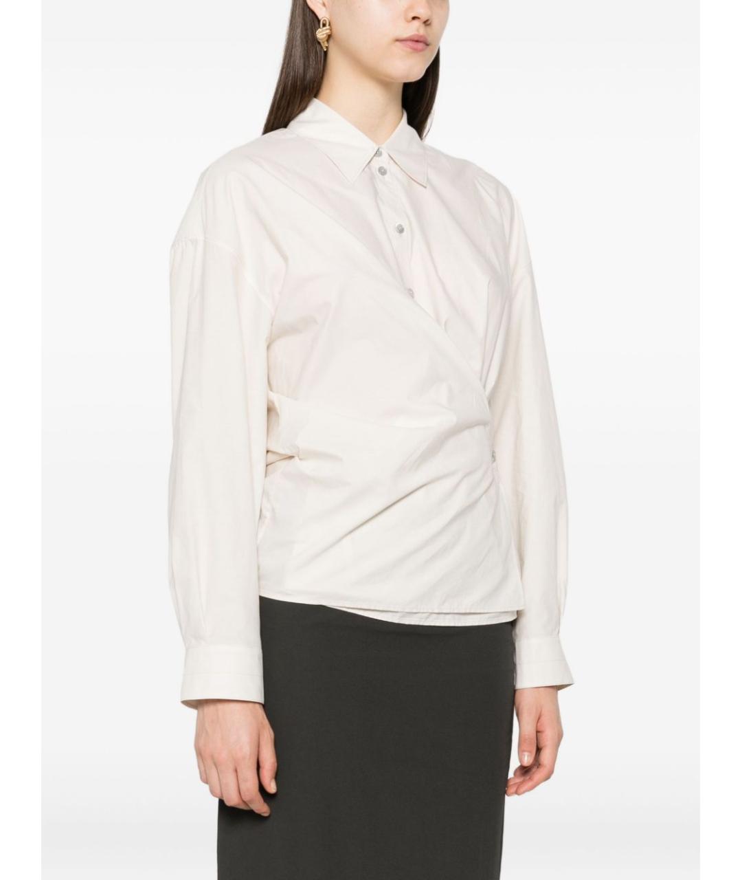 LEMAIRE Белая хлопковая рубашка, фото 2