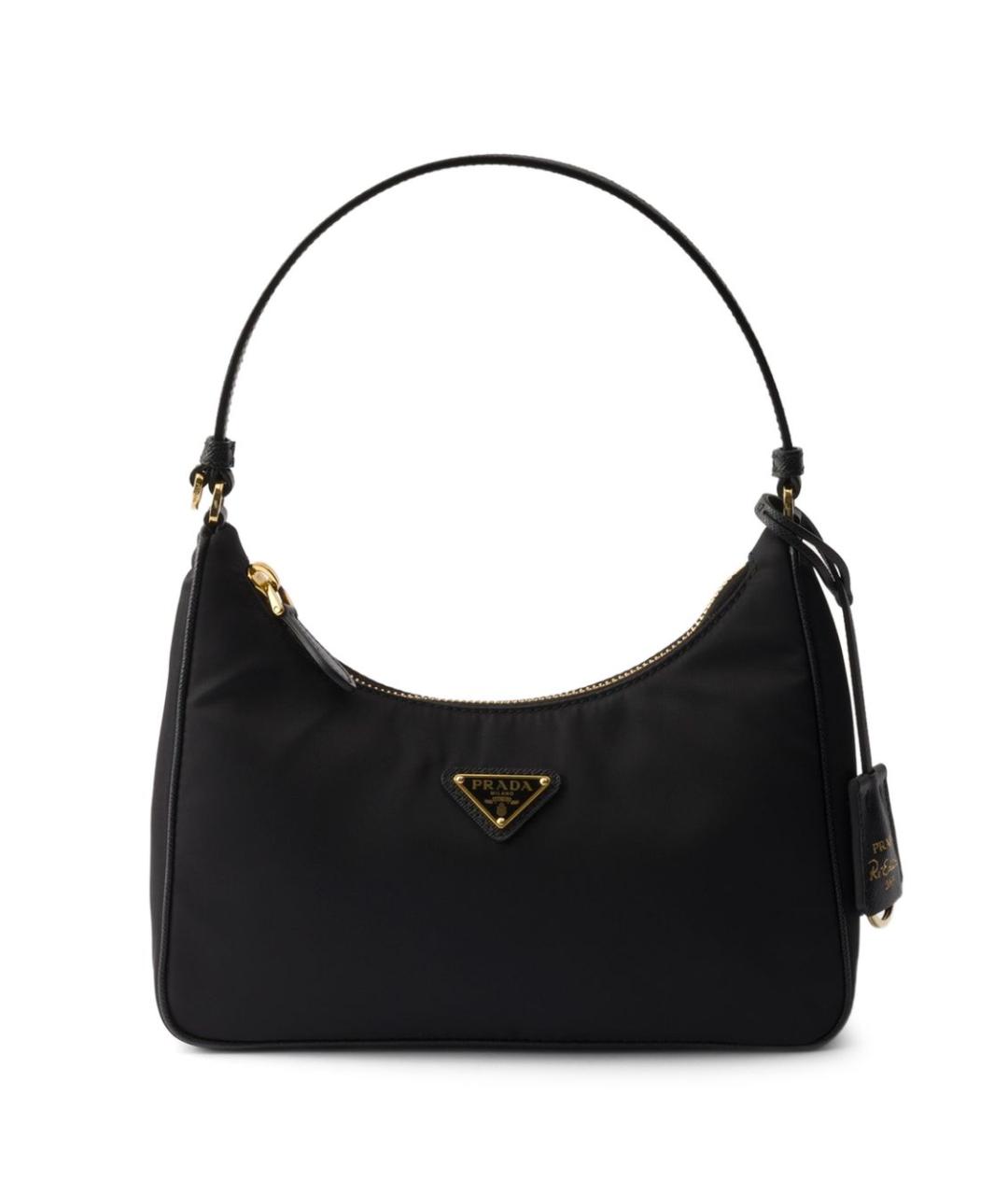 PRADA Черная синтетическая сумка через плечо, фото 1
