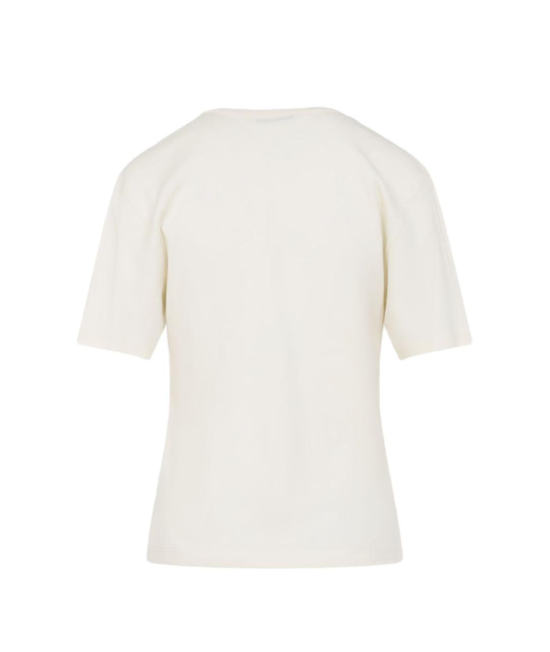 LEMAIRE Белая хлопковая футболка, фото 2