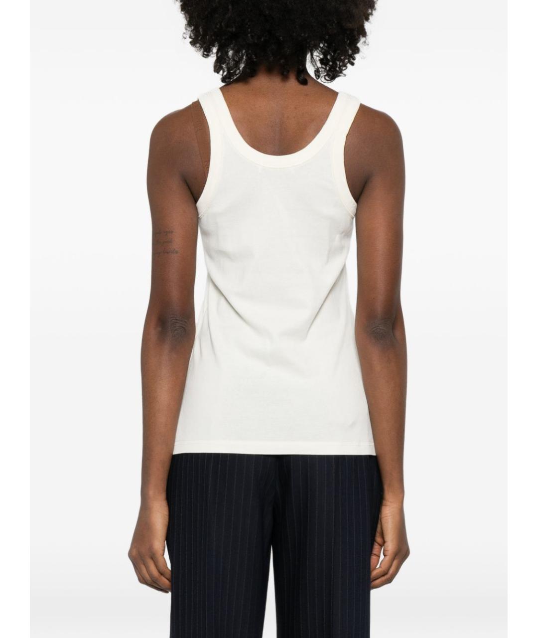LEMAIRE Белая хлопковая майка, фото 4