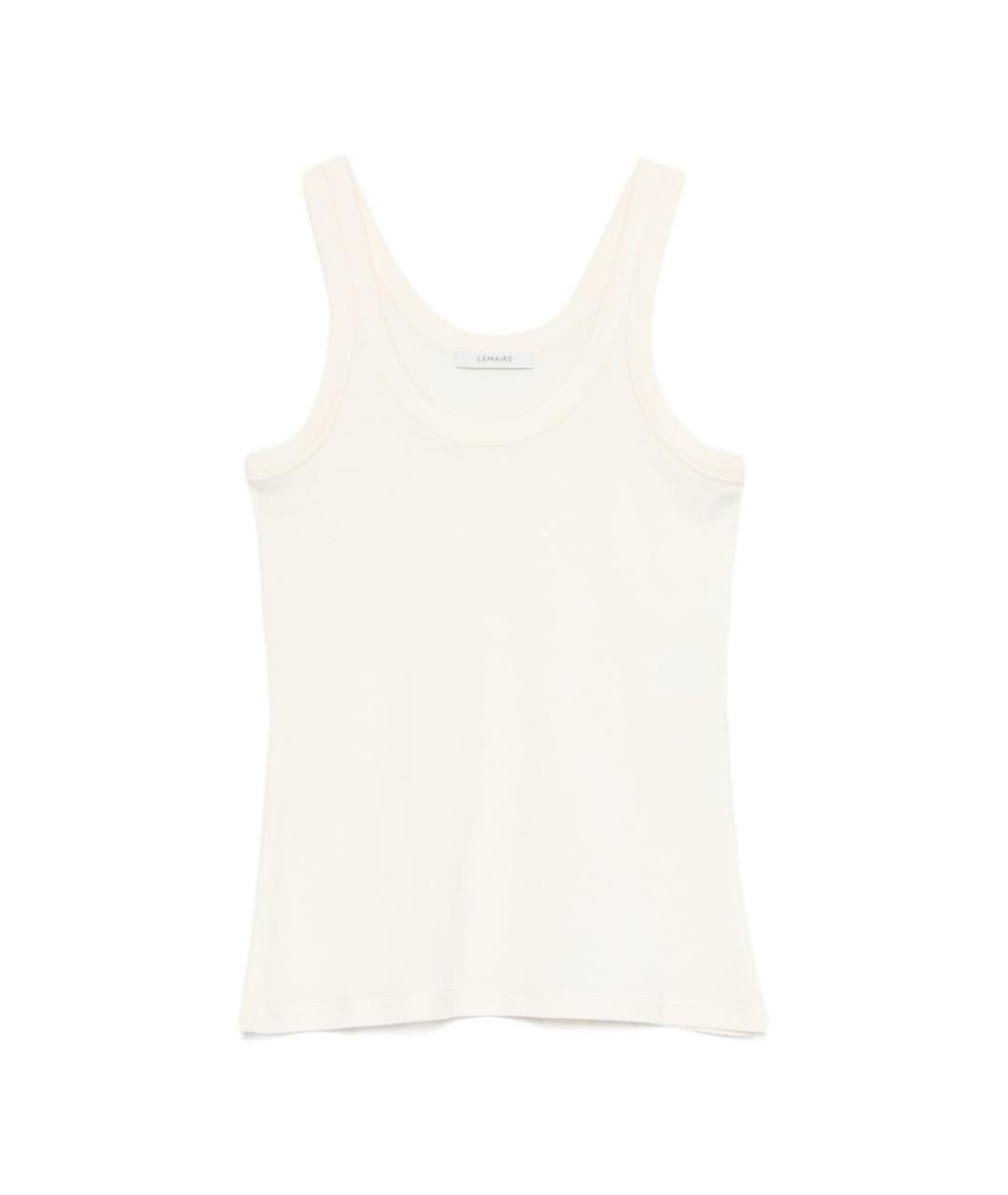 LEMAIRE Белая хлопковая майка, фото 1