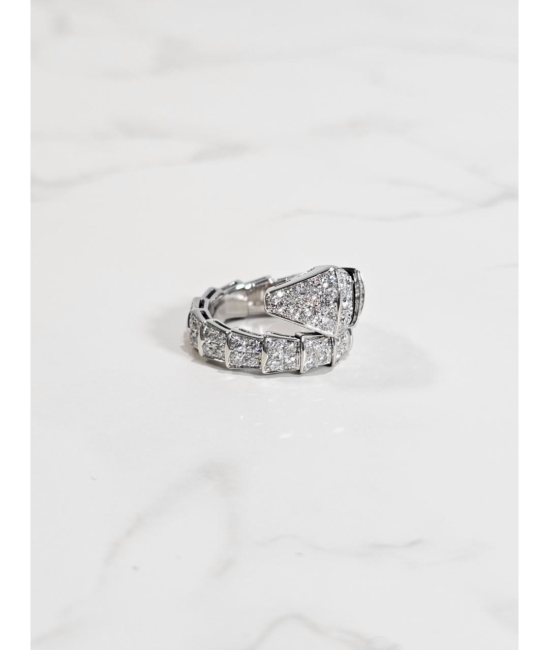 BVLGARI Серебряное кольцо из белого золота, фото 3