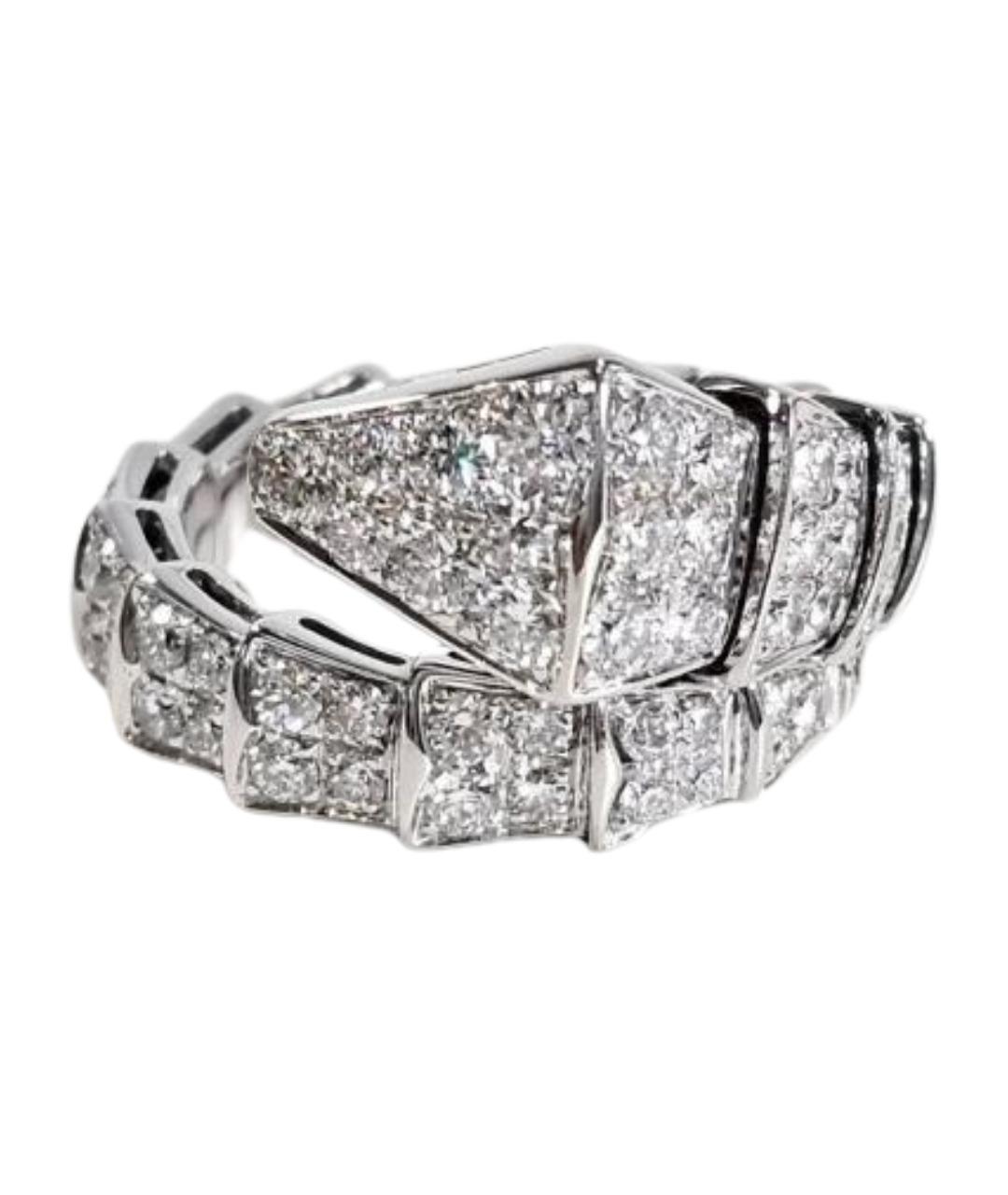 BVLGARI Серебряное кольцо из белого золота, фото 1