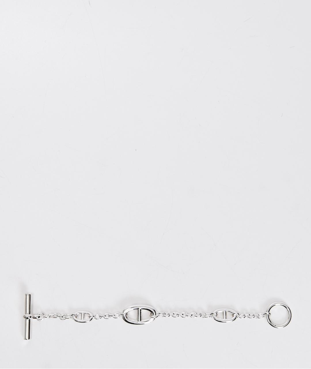 HERMES Серебрянный серебряный браслет, фото 4