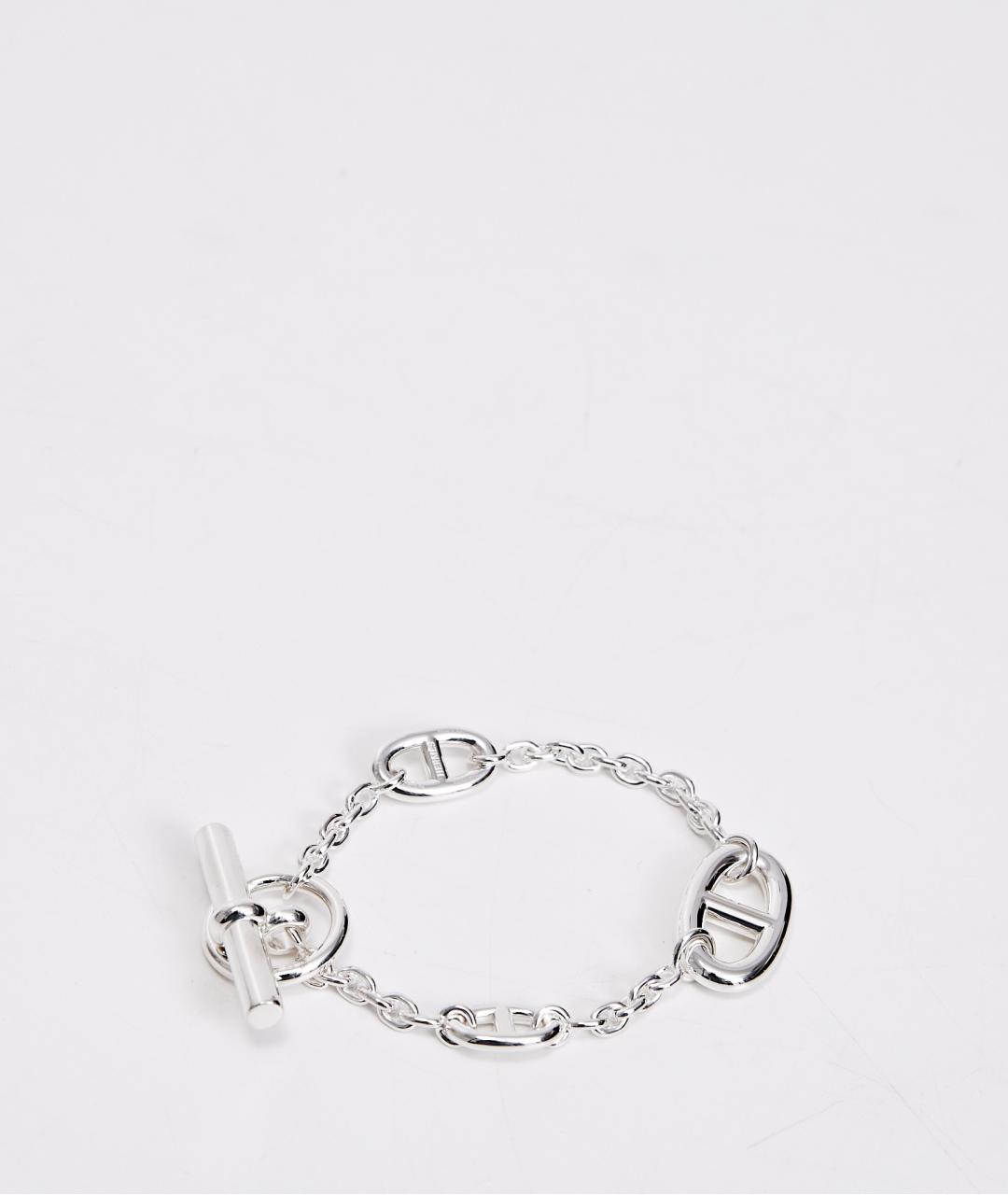 HERMES Серебрянный серебряный браслет, фото 2