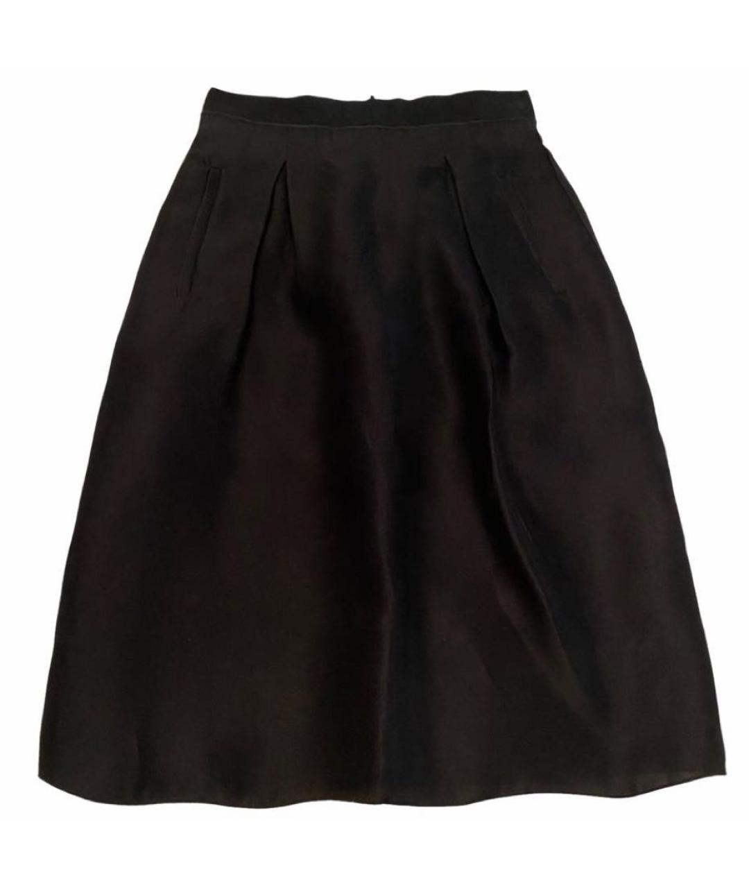 DOLCE&GABBANA Черный шелковый костюм с юбками, фото 5