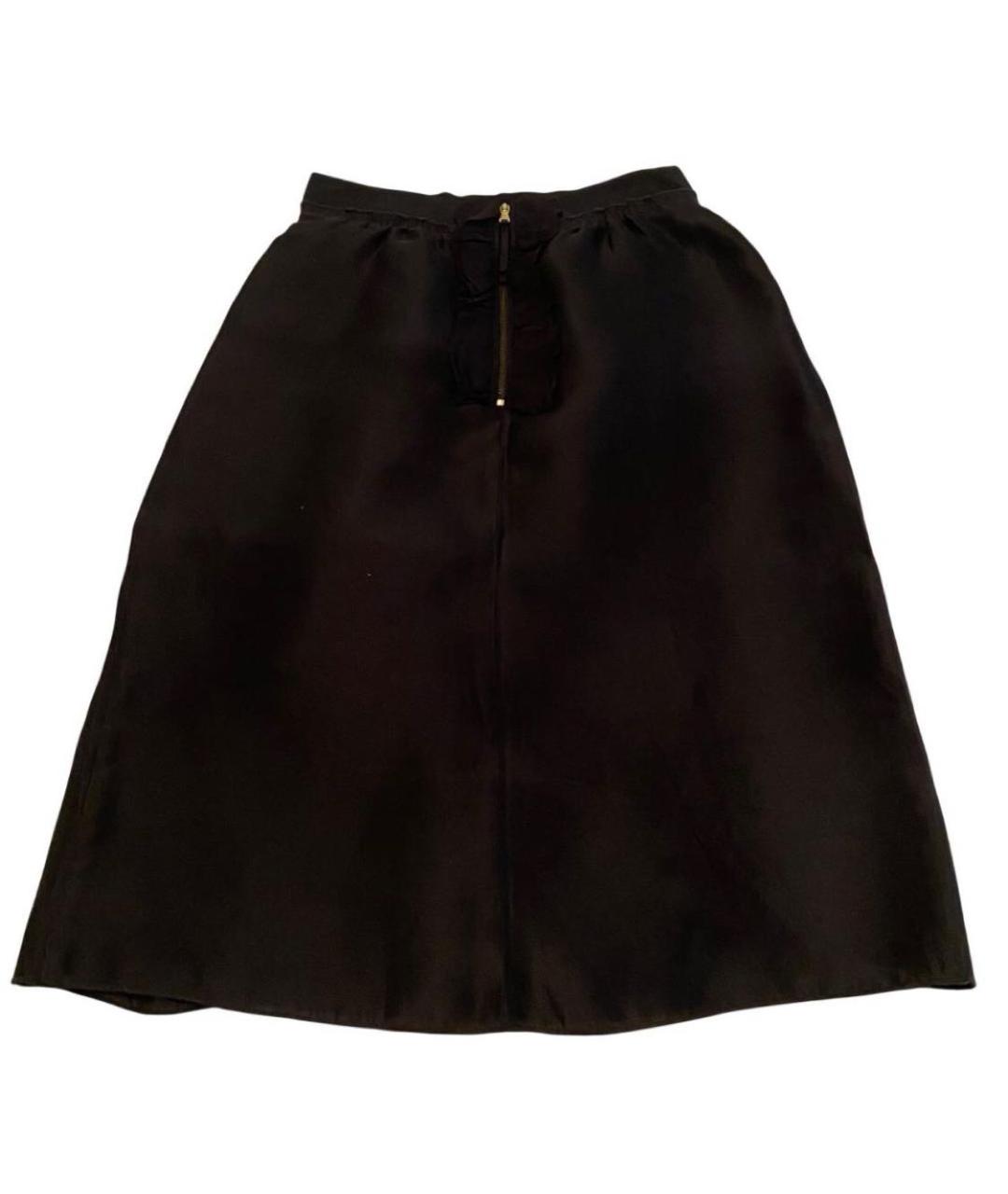 DOLCE&GABBANA Черный шелковый костюм с юбками, фото 6