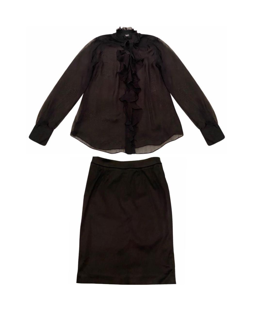 DOLCE&GABBANA Черный костюм с юбками, фото 9