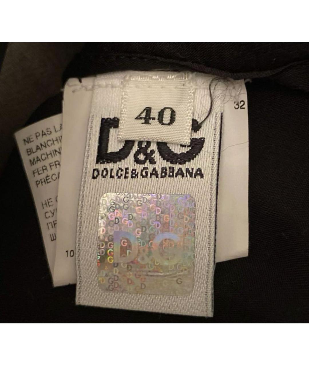 DOLCE&GABBANA Черный костюм с юбками, фото 4