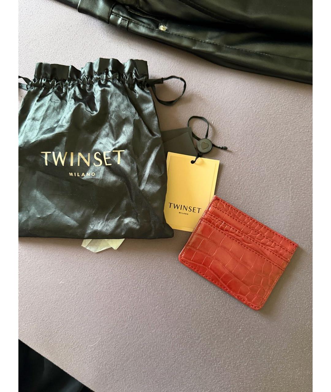 TWIN-SET Красный кардхолдер, фото 3