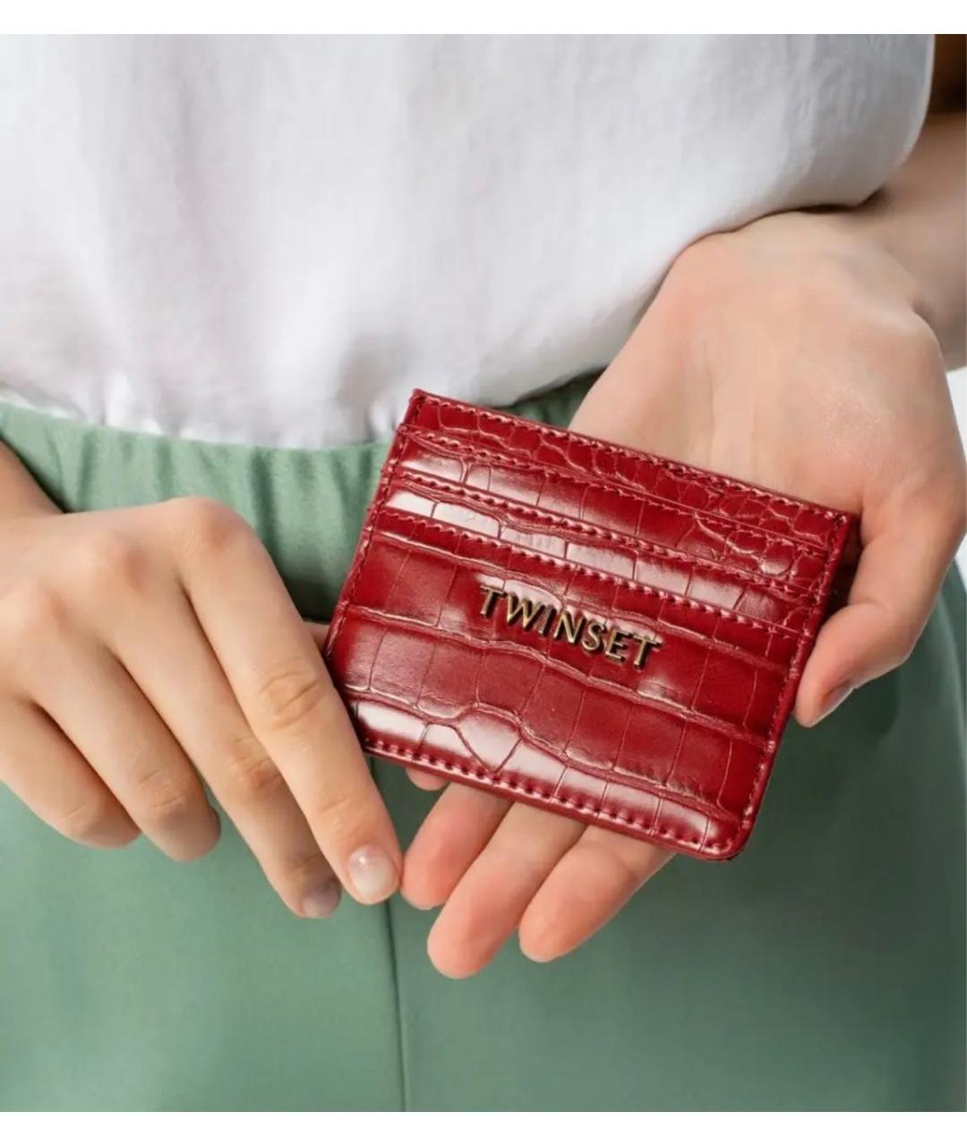 TWIN-SET Красный кардхолдер, фото 7