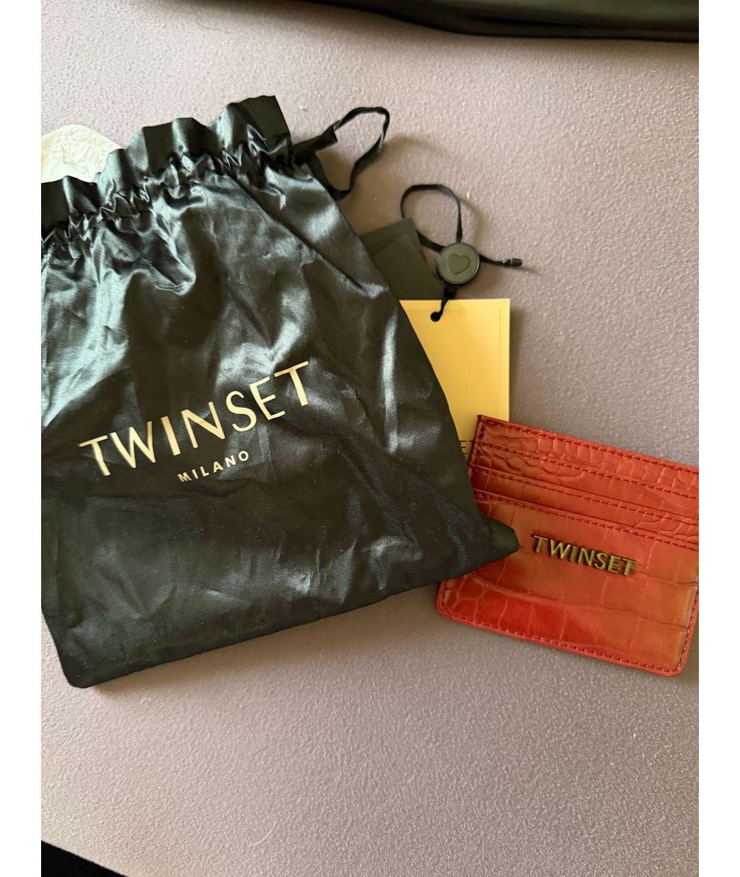 TWIN-SET Красный кардхолдер, фото 2