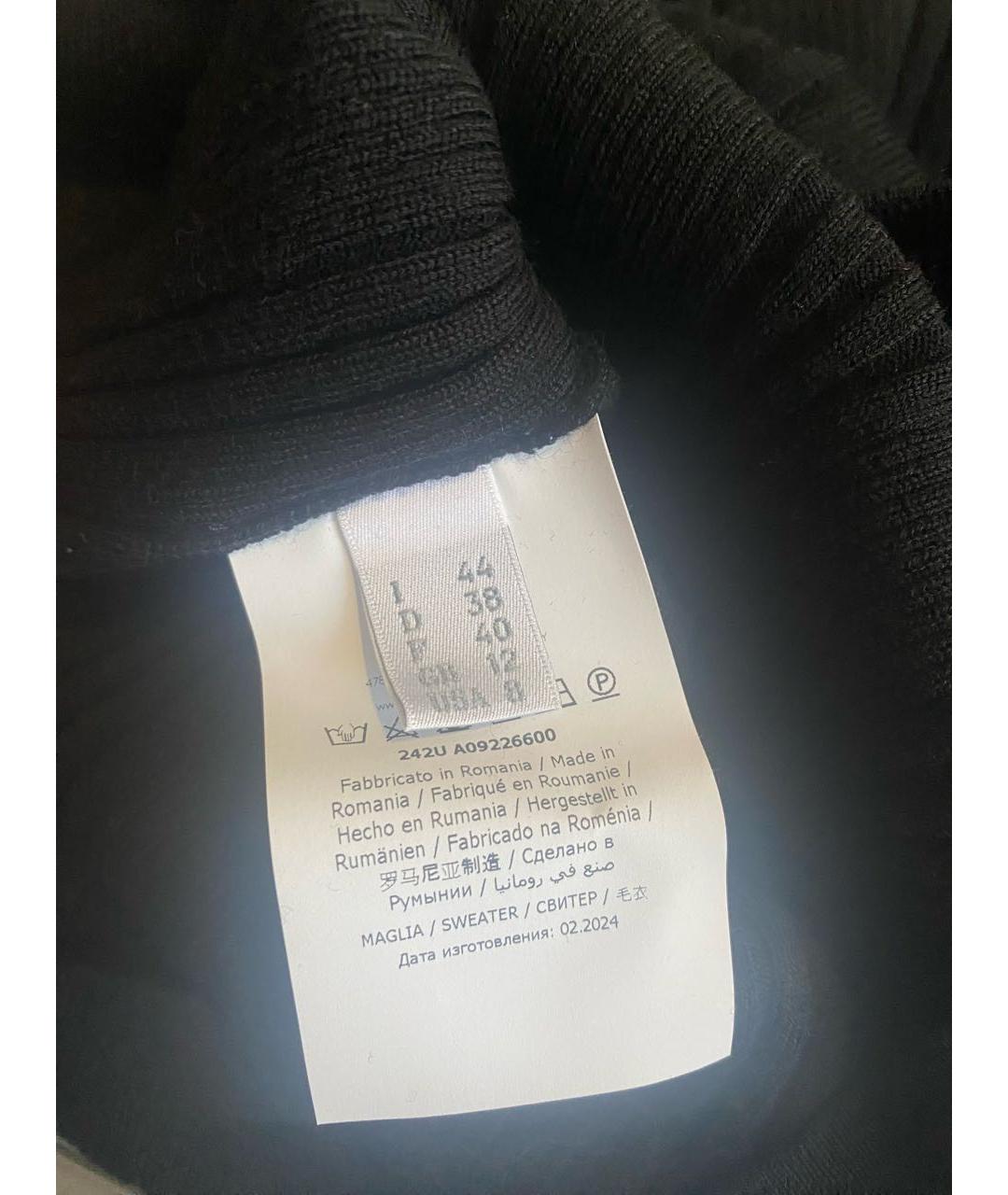 ALBERTA FERRETTI Черная шерстяная водолазка, фото 6