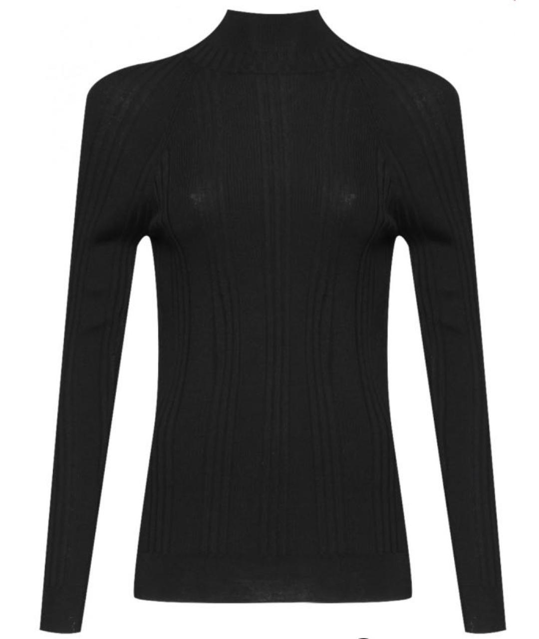 ALBERTA FERRETTI Черная шерстяная водолазка, фото 8