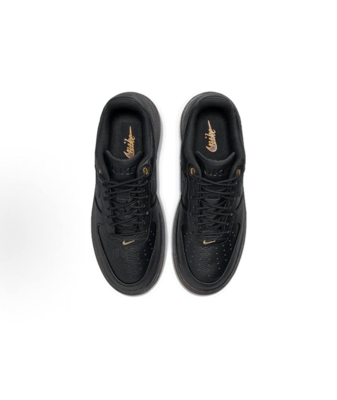 NIKE Черные кожаные кроссовки, фото 3